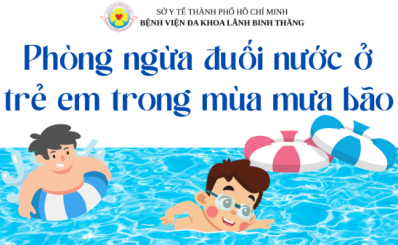 (HCDC) Phòng ngừa đuối nước ở trẻ em trong mùa mưa bão